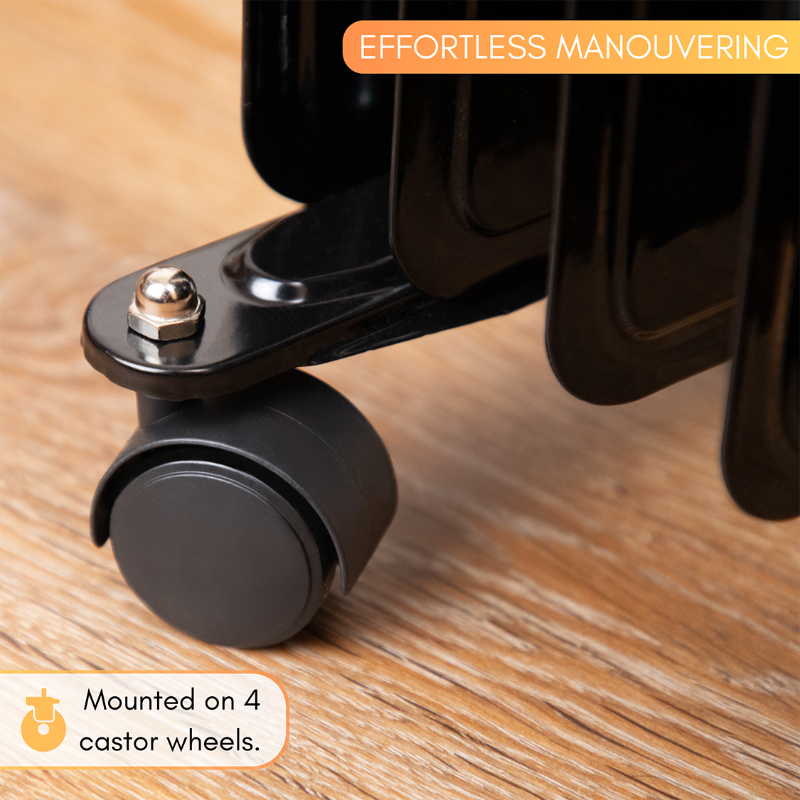 Energy Efficient Oil Heater with Remote Control - 11 Fin, 2500W