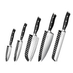 Professional High Carbon Steel Kitchen Single & Sets Knives  (Multiple Variants), by Nuovva